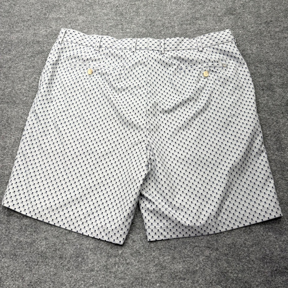 Peter Millar Mens 40 Skull Crossbones Golf Shorts Grey Performance Stretch 9.5in - Picture 8 of 8